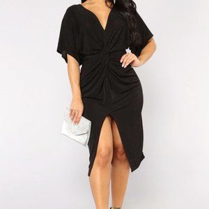 Full Grown Know Dress- Black